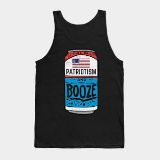 Patriotism And Booze Tank Top